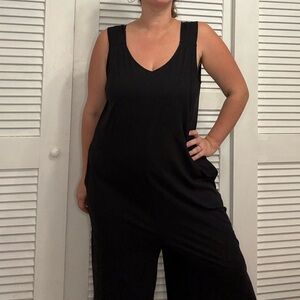 Cuddl Duds Black Jumpsuit
